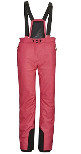 killtec Damen Skihose/Funktionshose mit abnehmbaren Trägern, Kantenschutz und Schneefang KSW 50 WMN SKI PNTS, Rose, 44, 41986-000 von Killtec