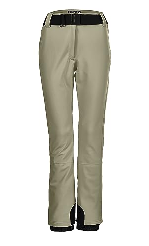 killtec Damen Skihose/Softshell Hose mit Schneefang und Gürtel KSW 221 WMN SKI SFTSHLL PNTS, hell Camel, 38, 37328-000 von Killtec