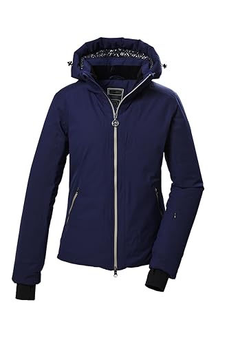 killtec Damen Skijacke/Funktionsjacke mit abzippbarer Kapuze und Schneefang KSW 104 WMN SKI JCKT, midnight, 48, 42041-000 von Killtec