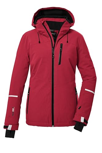 killtec Damen Skijacke/Funktionsjacke mit abzippbarer Kapuze und Schneefang KSW 81 WMN SKI JCKT, modern red, 38, 39746-000 von Killtec