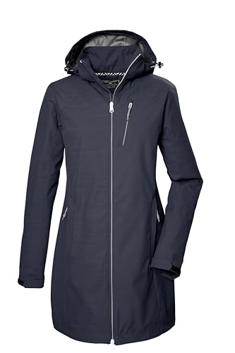 killtec Damen Softshellparka/Softshelljacke mit abzippbarer Kapuze KOS 57 WMN SFTSHLL PRK, nachtblau, 38, 42854-000 von Killtec