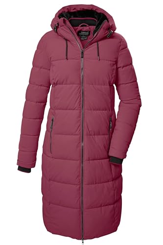 killtec Damen Steppmantel/Funktionsmantel in Daunenoptik mit Kapuze KOW 56 WMN QLTD CT, hellpflaume, 38, 41810-000 von Killtec