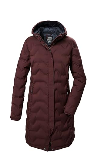killtec Damen Steppparka/Funktions Parka mit Kapuze KOW 9 WMN QLTD PRK, dunkelweinrot, 46, 41806-000 von Killtec