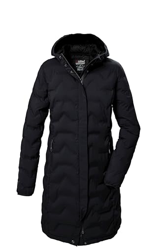killtec Damen Steppparka/Funktions Parka mit Kapuze KOW 9 WMN QLTD PRK, schwarz, 36, 41806-000 von Killtec