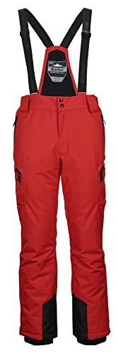 killtec Herren Funktionshose/Skihose mit abnehmbaren Trägern, Kantenschutz und Schneefang KSW 227 MN SKI PANTS, dunkelorange, XXL, 37379-000 von Killtec