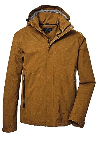 killtec Herren Funktionsjacke/Outdoorjacke mit abzippbarer Kapuze KOS 53 MN JCKT, curry, 4XL, 41333-000 von Killtec