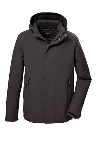 killtec Herren Funktionsjacke/Outdoorjacke mit abzippbarer Kapuze KOW 4 MN JCKT, ebenholz, L, 41843-000 von Killtec