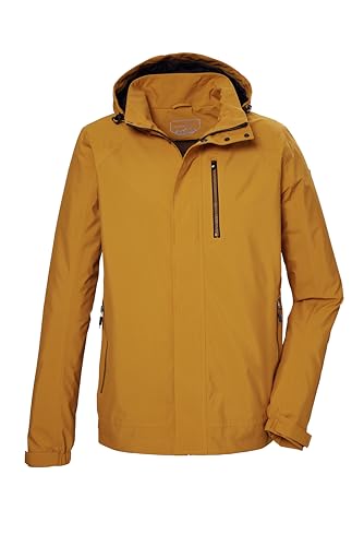killtec Herren Funktionsjacke/Outdoorjacke wasserdicht mit abnehmbare Kapuze KOS 52 MN JCKT, inka gold, S, 42815-000 von Killtec