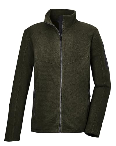 killtec Herren Microfleece Jacke/Fleecejacke mit Stehkragen KOW 90 MN KNTFLC JCKT, dark moss, XXL, 41823-000 von Killtec