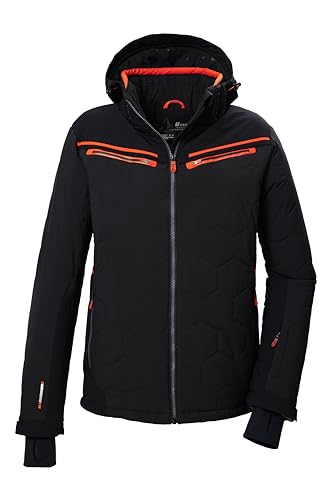 killtec Herren Skijacke/Funktionsjacke mit abzippbarer Kapuze und Schneefang KSW 68 MN SKI JCKT, schwarz, 3XL, 41962-000 von Killtec