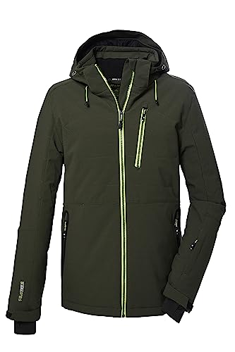 killtec Herren Skijacke/Jacke in Daunenoptik mit abzippbarer Kapuze und Schneefang KSW 68 MN SKI QLTD JCKT, dark moss, M, 39732-000 von Killtec