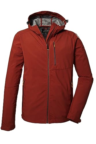 killtec Herren Softshelljacke/Outdoorjacke mit Kapuze KOS 259 MN SFTSHLL JCKT, rost, L, 41367-000 von Killtec