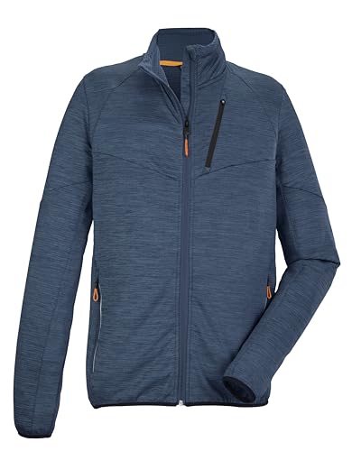 killtec Herren Stretchjacke mit Stehkragen/Fleecejacke KOS 80 MN FLX JCKT, stahlblau, XXL, 39163-000 von Killtec