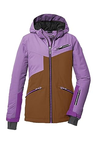 killtec Mädchen Skijacke/Funktionsjacke mit Kapuze und Schneefang KSW 117 GRLS SKI JCKT, hellorchidee, 176, 39653-000 von Killtec