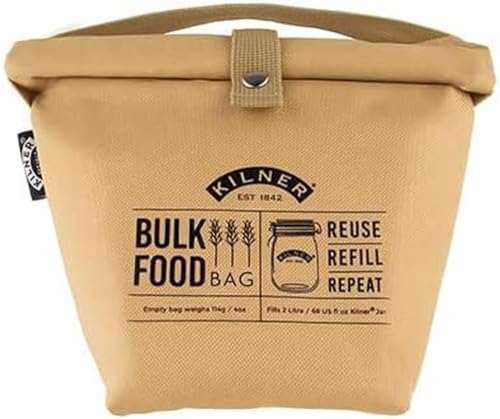 Kilner Einkaufstasche für Lebensmittel, 2 Liter, 0025.587, Braun von Kilner