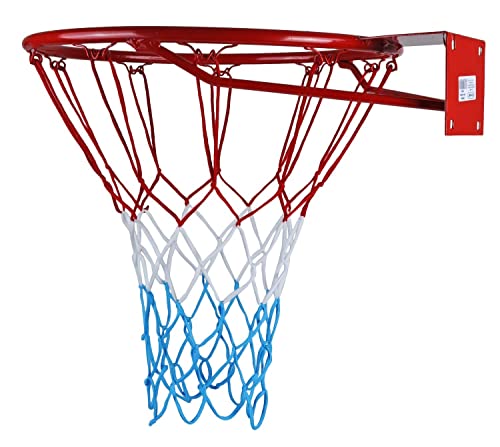 KIMET Basketballkorb für In- und Outdoor Basketball Ring Netz Qualität-und Sicherheitsgeprüft: Ø 37 cm von Kimet