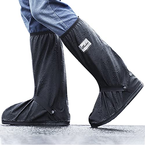 Kimlyf Schuhüberzieher Wasserdicht Regenüberzieher Schuhe Regen Überschuhe für Fahrrad für Wandern mit Sohle Wiederverwendbar Unisex Schuhgröße 40-42 von Kimlyf