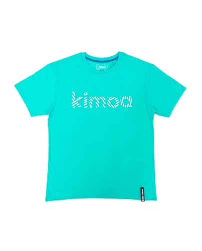 KIMOA Streaky Eco Riffe T-Shirt, Himmelblau, X Small von Kimoa