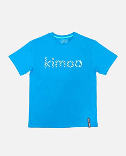 Kimoa Blau (Streaky Eco Light Blue) T-Shirt, Himmelblau von Kimoa