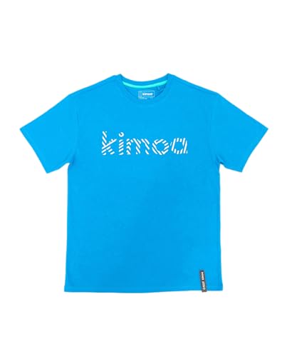 KIMOA Blau (Streaky Eco Light Blue) T-Shirt, Himmelblau, Medium-Large von Kimoa