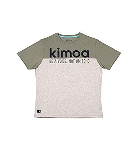 KIMOA Camiseta Alta Lake Verde Caqui T-Shirt, grün, L von Kimoa