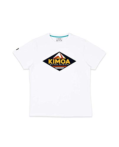 Kimoa Camiseta Fissile Peak Blanco T-Shirt, weiß, S von Kimoa