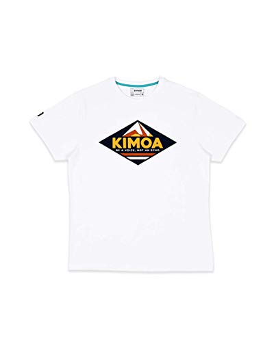 Kimoa Camiseta Fissile Peak Blanco T-Shirt, weiß, XS von Kimoa