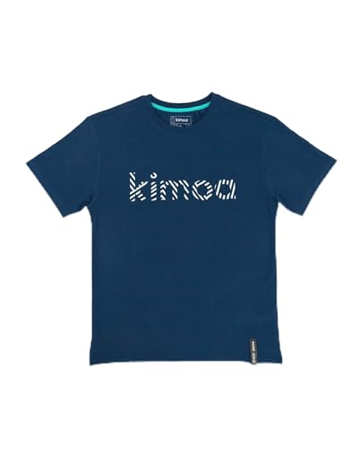 KIMOA Streaky Eco Marineblau T-Shirt, blau, Medium-Large von Kimoa