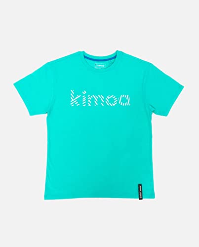 KIMOA Streaky Eco Riffe T-Shirt, Himmelblau von Kimoa