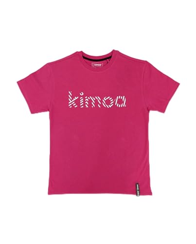 KIMOA Streaky Eco Traube T-Shirt, granatrot von Kimoa