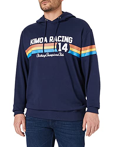 Kimoa Sudadera Capucha Racing 14 Azul Sweatshirt, Marineblau, XS von Kimoa