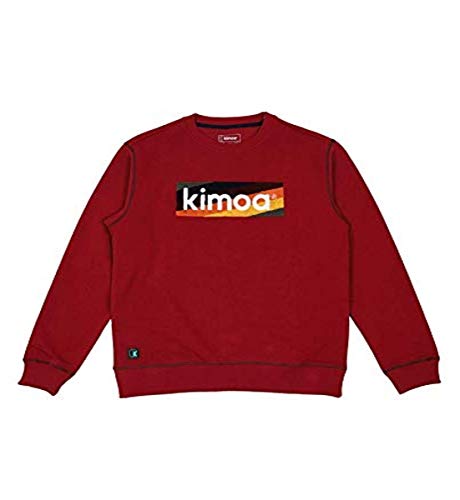 Kimoa Striped Logo Granate Sweatshirt Unisex Erwachsene von Kimoa