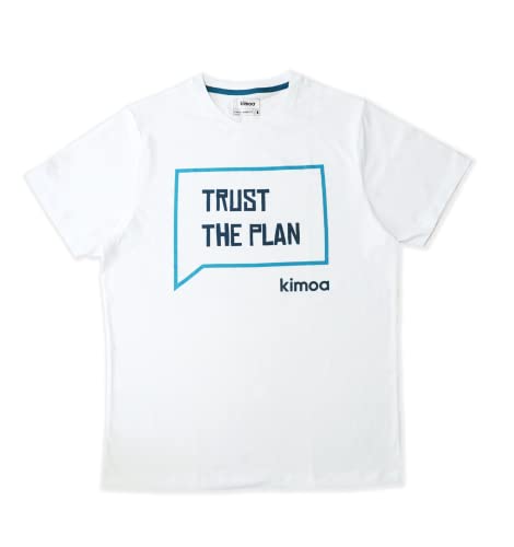 KIMOA Trust The Plan_s Unterhemd, weiß, S/M von Kimoa