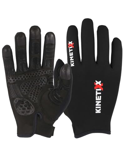 KinetiXx Folke Langlaufhandschuh Black Größe 9,5 - Unisex Handschuhe Winter - Wasserabweisend & Winddicht - Für Ski, Langlauf & Freizeit - 1 Paar von KinetiXx