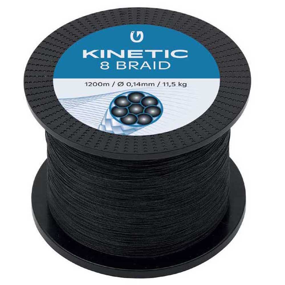 Kinetic 8 1200 M Braided Line Blau 0.120 mm von Kinetic