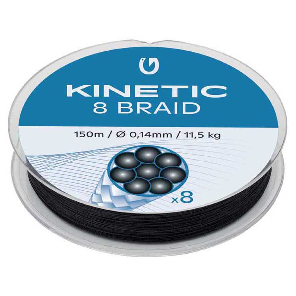 Kinetic 8 300 M Braided Line Durchsichtig 0.120 mm von Kinetic