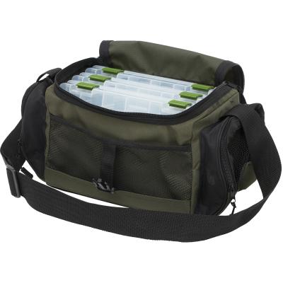 Kinetic Tackle System Bag w/Boxes 16L Moss Green von Kinetic
