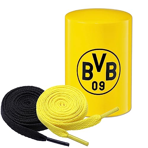 King of Trade BVB Flaschenöffner Push und Pull + 2 Paar Fan-Schnürsenkel von King of Trade