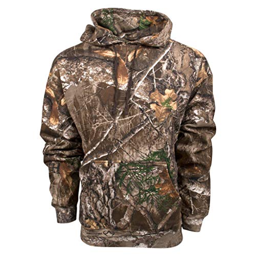 King's Camo KCB115 Herren Classic Hunting Cotton/Poly Blend Camo Pullover Hoodie, Realtree Edge, 3XL von King's Camo