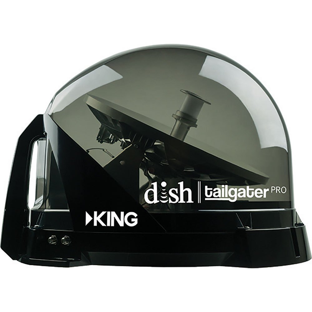 King Dish Tailgater® Satellite Antenna Schwarz von King