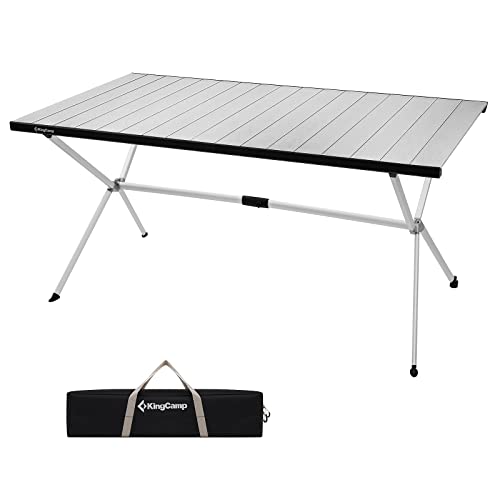 KingCamp Aluminium Campingtisch Klapptisch Couchtisch Gartentisch Tisch Leicht für 4-6 Personen von KingCamp