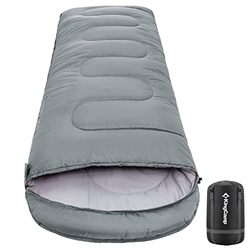 KingCamp Unisex-Adult Schlafsack Winter, GRAU L, Groß von KingCamp