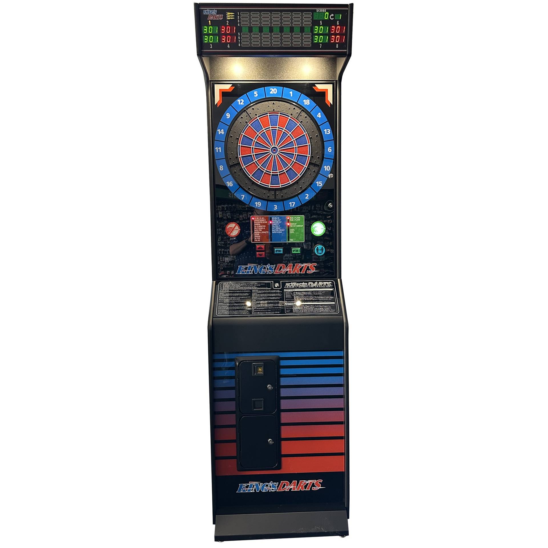 King Darts Automat 8 Spieler, mit LEO, mit Münzeinwurf von KingDarts