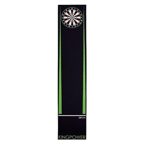 Kingpower Dart Darts Teppich Dartteppich Dartmatte 290x60 cm Steeldart Dartpfeile Dartboard Zubehör Abwurflinie Schutz Gummi Dartscheibe Verschiedene Designs, Design:Design 01 von Kingpower