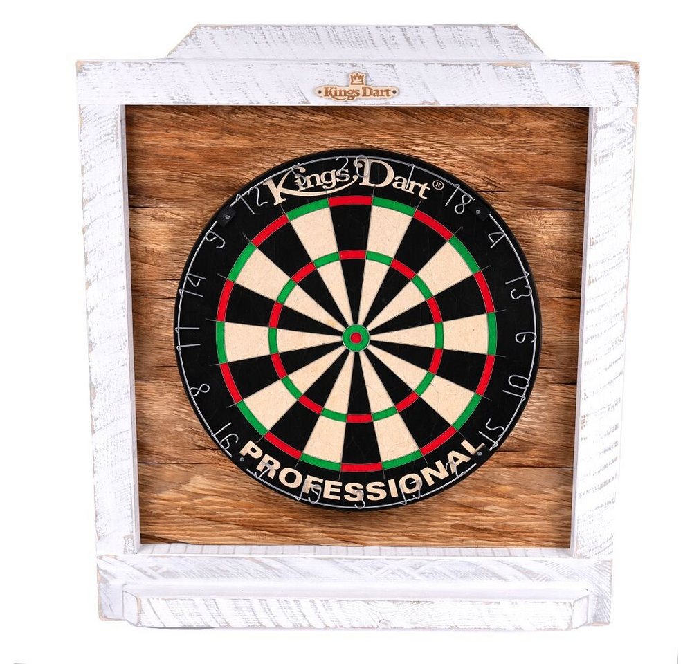 Kings Dart Dart-Wandschutz Dartboard Surround Pine, Vintage-Surround aus massiven Kiefernholz gefertigt von Kings Dart