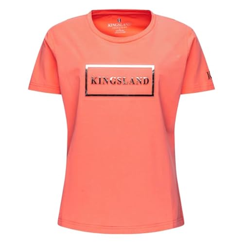 Kingsland Damen T-Shirt KLCemile Corel Shell Pink FS/23, Größe:L von Kingsland