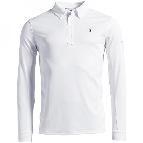 Kingsland Klassisches Polo Langarm Herren M Bianco von Kingsland