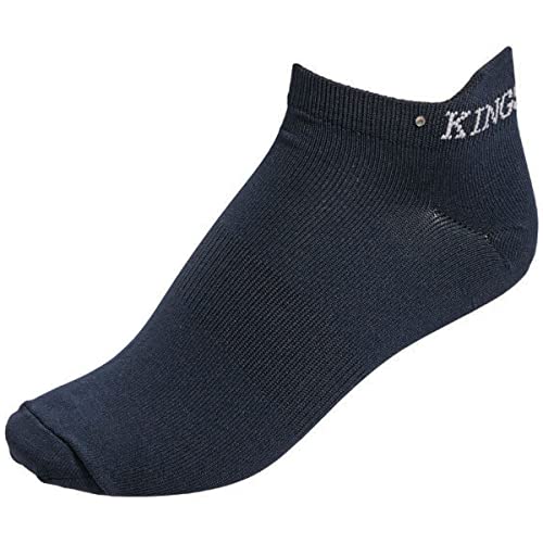 Kingsland Sneaker Socken KLpraise Navy mit Glitzerstein 2-er Pack, Größe:41-43 von Kingsland