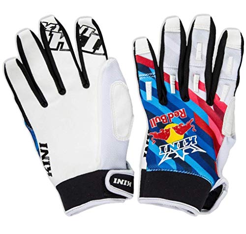 KINI Red Bull Competition Pro Gloves - XL – Motocross-Handschuhe für Herren, Motorsport, Handschutz, Gepolsterte Daumen, Atmungsaktiver Mesh von Kini