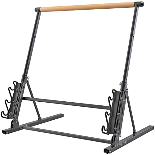 Kipika Balletstange Portable Freistehende Ballett Barre Home System, Tanz Bar für Home Workout Tanz Ausrüstung, Falten flach, 4 Höhenverstellung, Lagerung Hantel, 101cm lang, 1 3/5" Durchmesser von Kipika